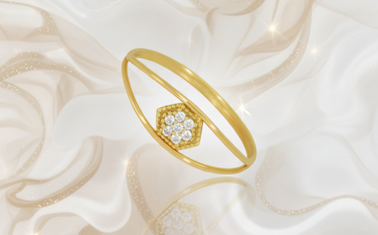 Bague Cristal : Le Minimalisme Luxueux et la Pureté Absolue Capturée dans l'Or