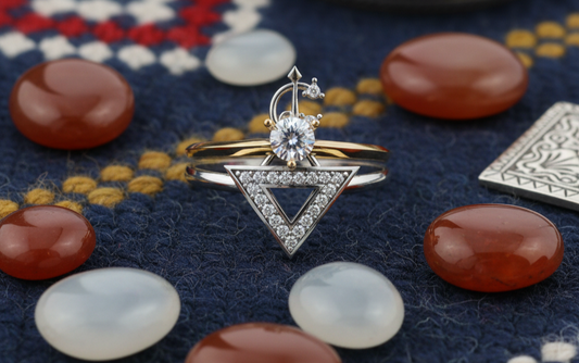 Bague Fiançaille Tagldit : La Noblesse Architecturale Berbère au Service de l'Amour Éternel