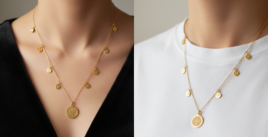 Collier Royal Charm : Le paradoxe de l'Or qui se porte aussi bien au marché qu'au mariage.