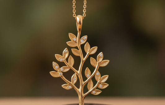 Collier Branche de Vie : L'éloge d'un bijou qui célèbre le lien avec la nature et l'héritage Amazigh.