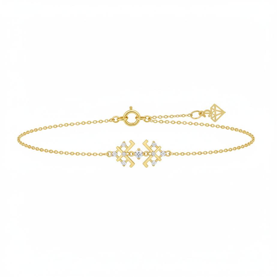 Bracelet Tatouage en Or 18K
