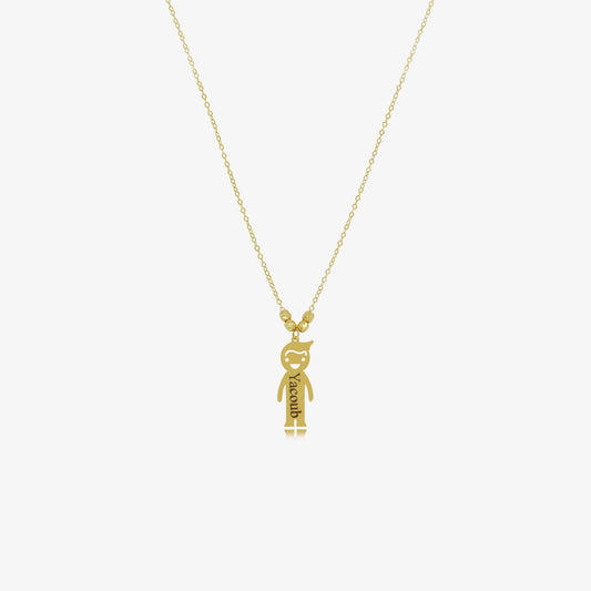 Collier Happy Family en Or 18K