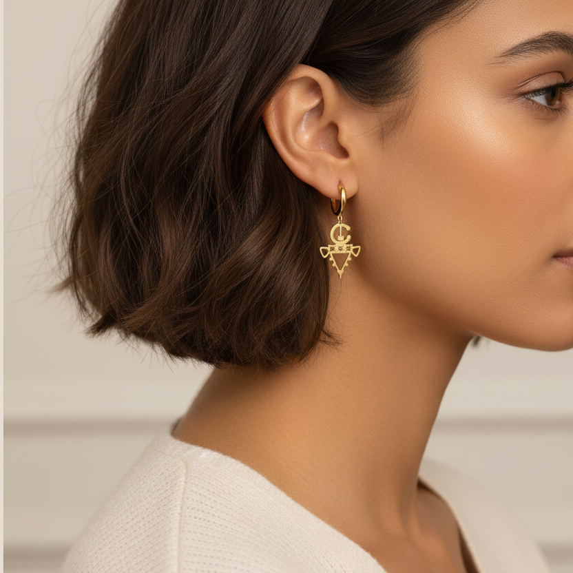 Boucles Khlala en Or 18k