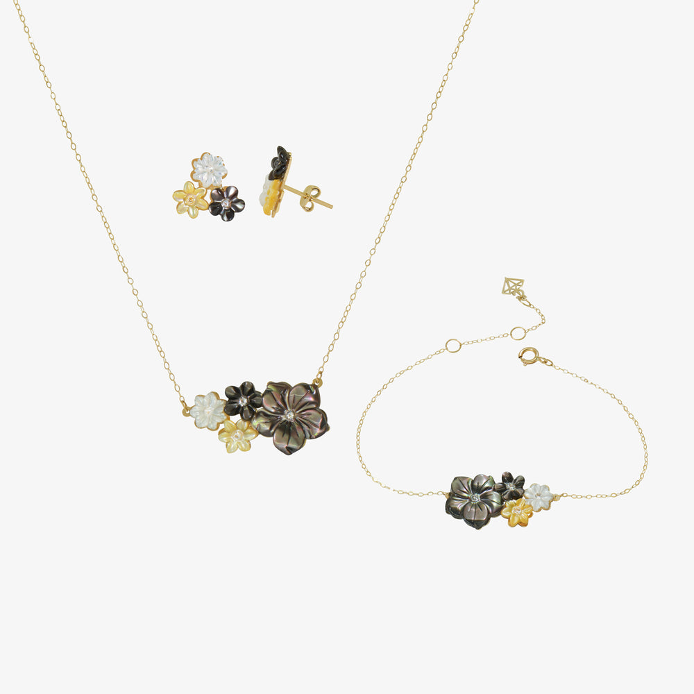 Jardin Éclectique en Or 18K