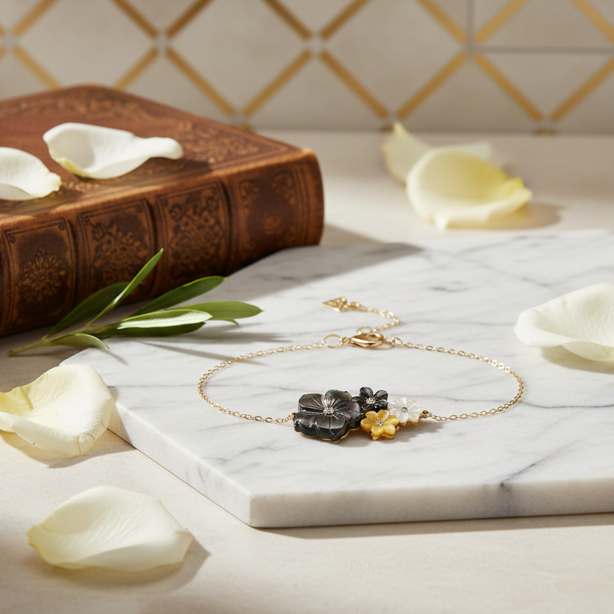 Jardin Éclectique en Or 18K