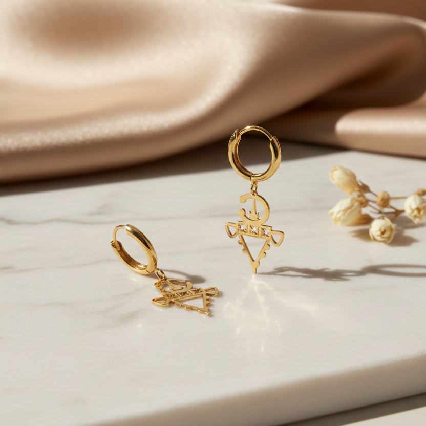 Boucles Khlala en Or 18k