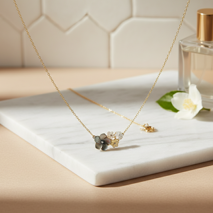 Jardin Éclectique en Or 18K