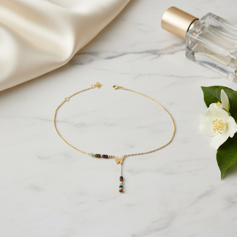 Kholkhal Dance of the Sky in 18K Gold