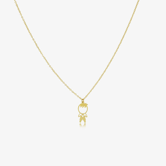 Collier It's a Boy en Or 18K