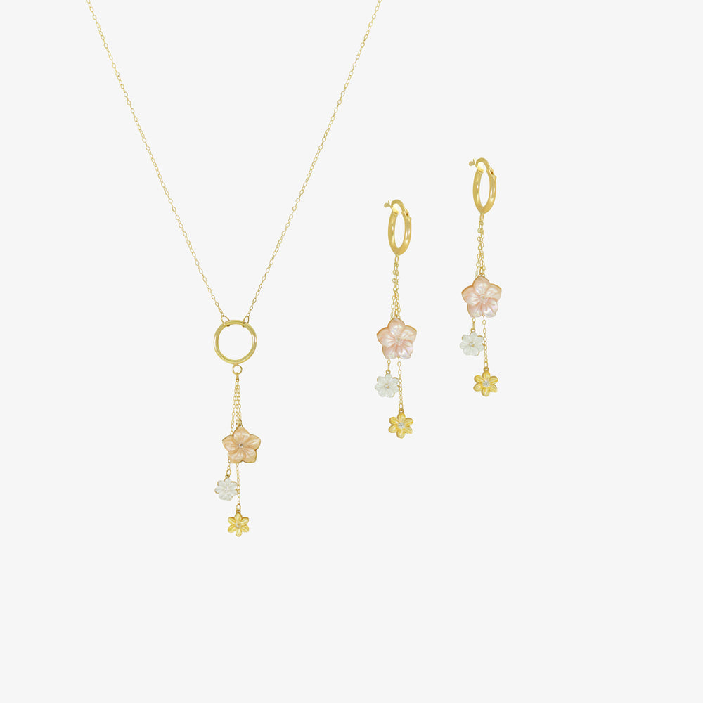 Ensemble Éveil Printanier en Or 18K