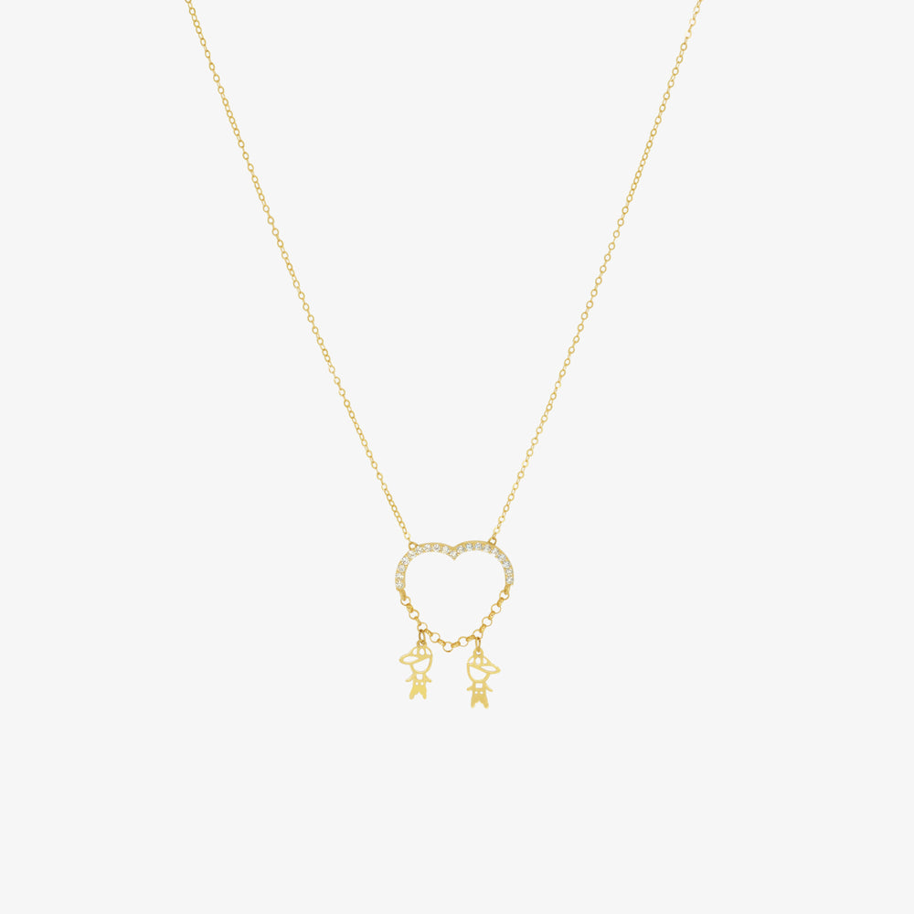 Collier Câlins Célestes en Or 18K
