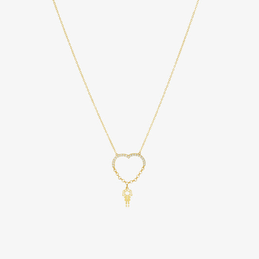 Collier Câlins Célestes en Or 18K