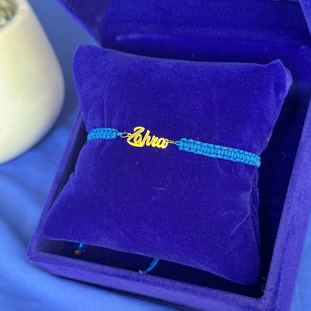 Bracelet Prénom cordon en or 18 Carats