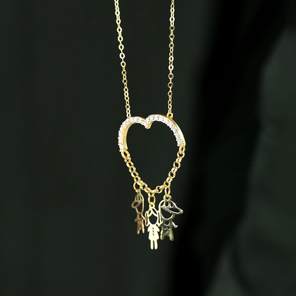Collier Câlins Célestes en Or 18K
