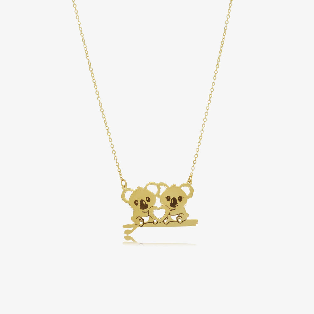 Collier Koala en Or 18k