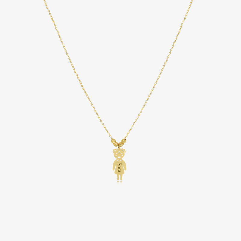 Collier Néo Happy Family en Or 18K