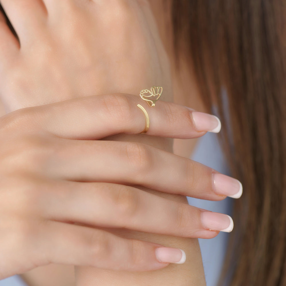 Bague Butterfly en Or 18K