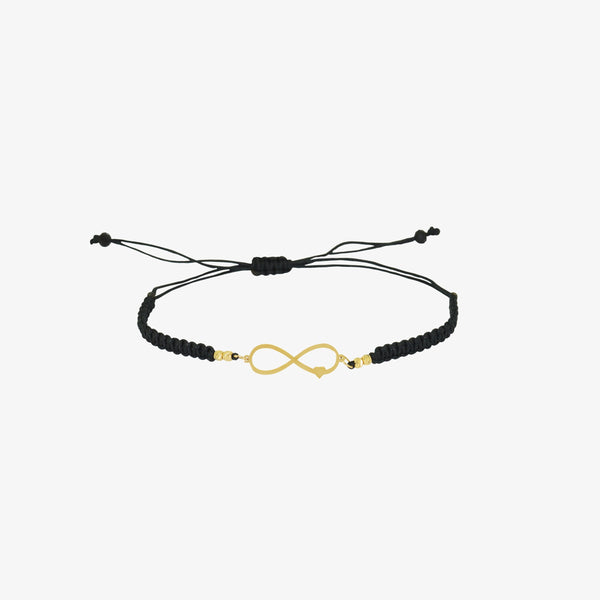 Bracelet Cordon Infinity en Or 18K