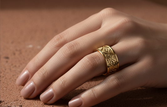 La Bague Askiwn : quand l'Or 18K célèbre l'héritage d'une manière incroyablement moderne