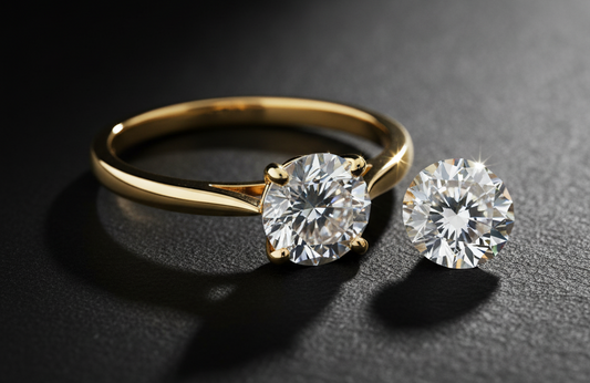La Rose Solitaire. Le diamant en or 18K face à l'inflation