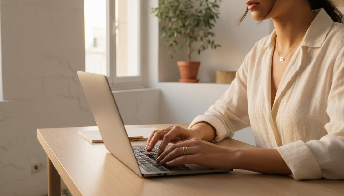 Minimalisme marocain : quand l'or 18K rencontre le design épuré