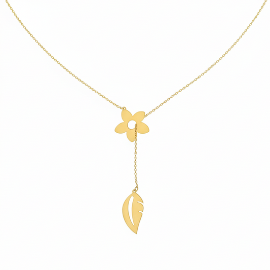 قلادة الربيع الأبدي من الذهب عيار 18 قيراطًا