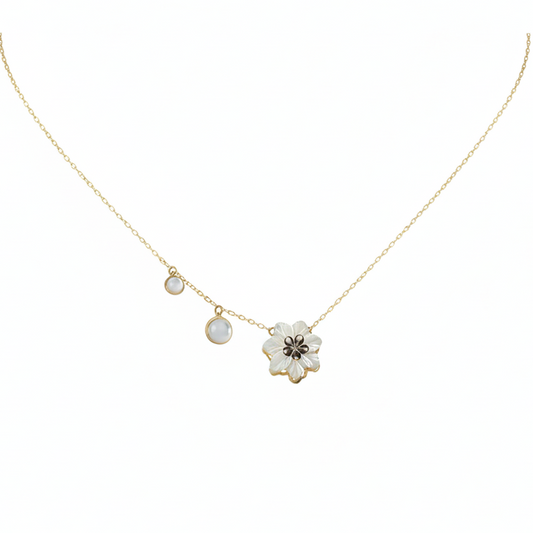 Fleur d’Éclipse en Or 18K