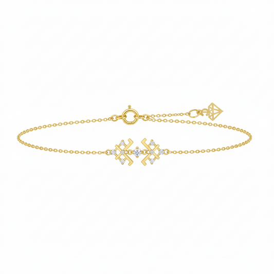 Bracelet Tatouage en Or 18K