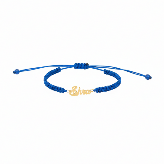 Bracelet Prénom cordon en or 18 Carats