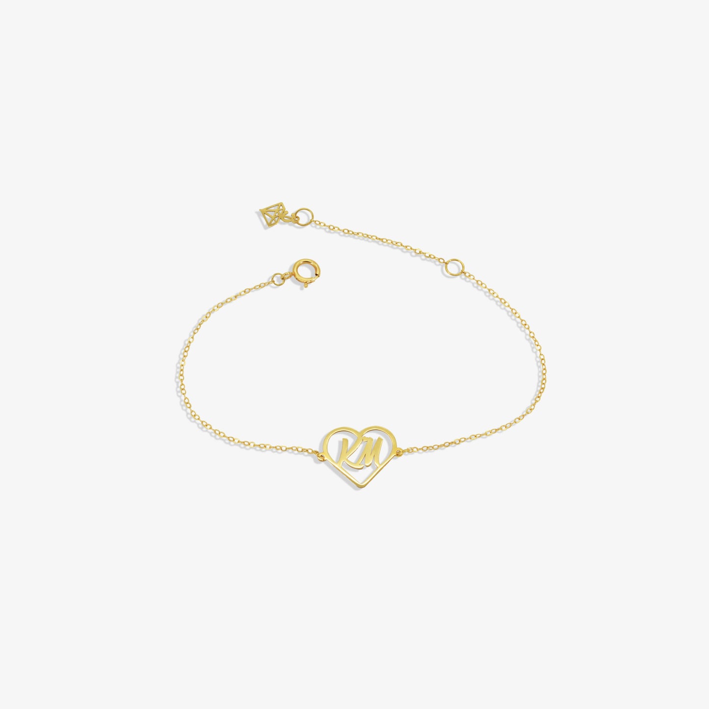Bracelet Coeur éternel en Or 18K