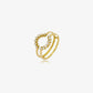 Rose Solitaire En Or 18K