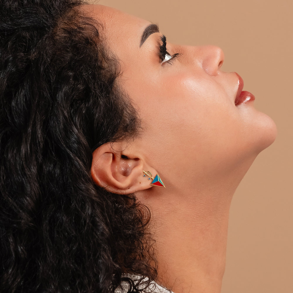 Boucles Tihiya en Or 18K