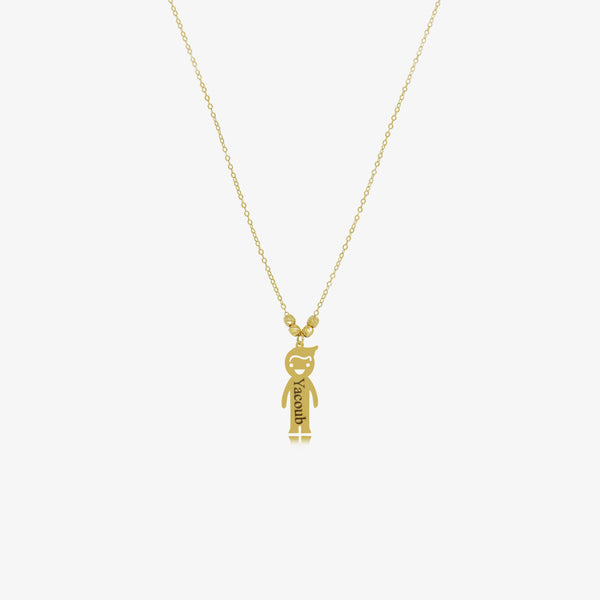 Collier Happy Family en Or 18K