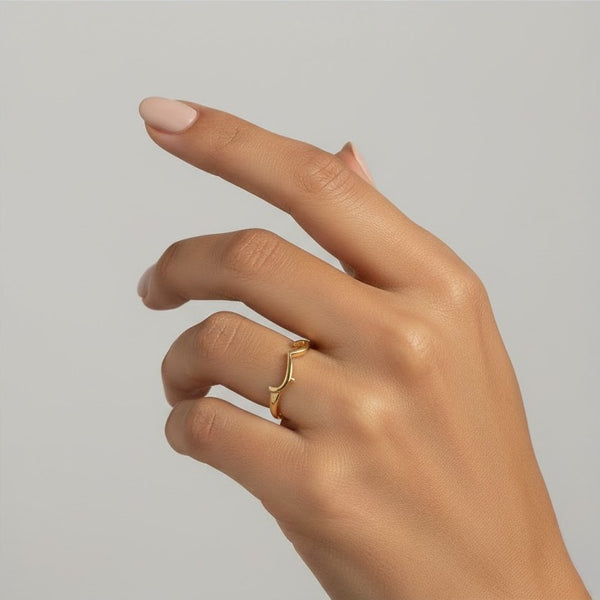 18K Gold Hob Ring - Secondary View