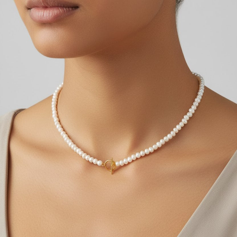 قلادة كريول من الذهب عيار 18 قيراطًا