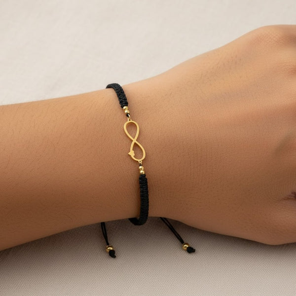 Infinity Cord Bracelet in 18K Gold - Secondary View