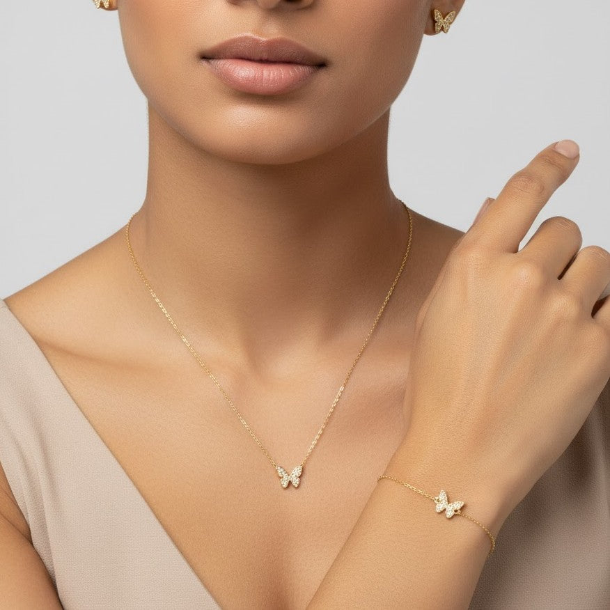 Ensemble Soaring Elegance en Or 18K