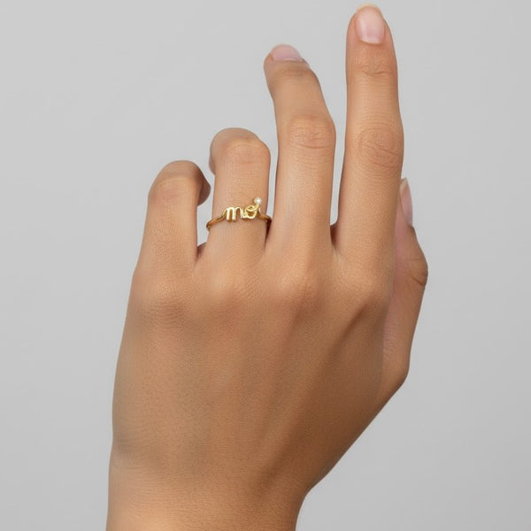 18K Gold Moi Ring - Secondary View