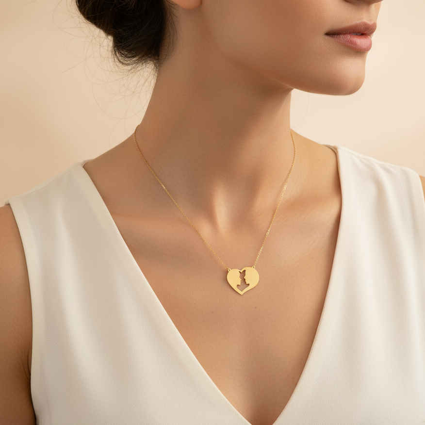 Collier Harmonie Amoureuse en Or 18k
