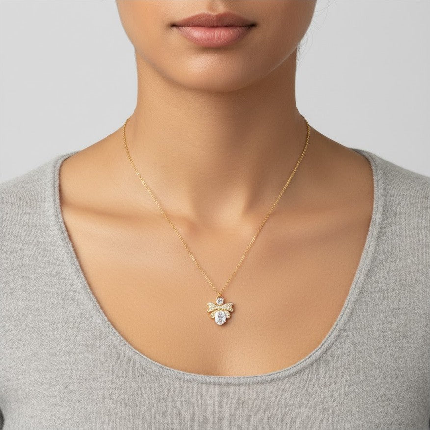 قلادة ميبيلا من الذهب عيار 18 قيراطًا