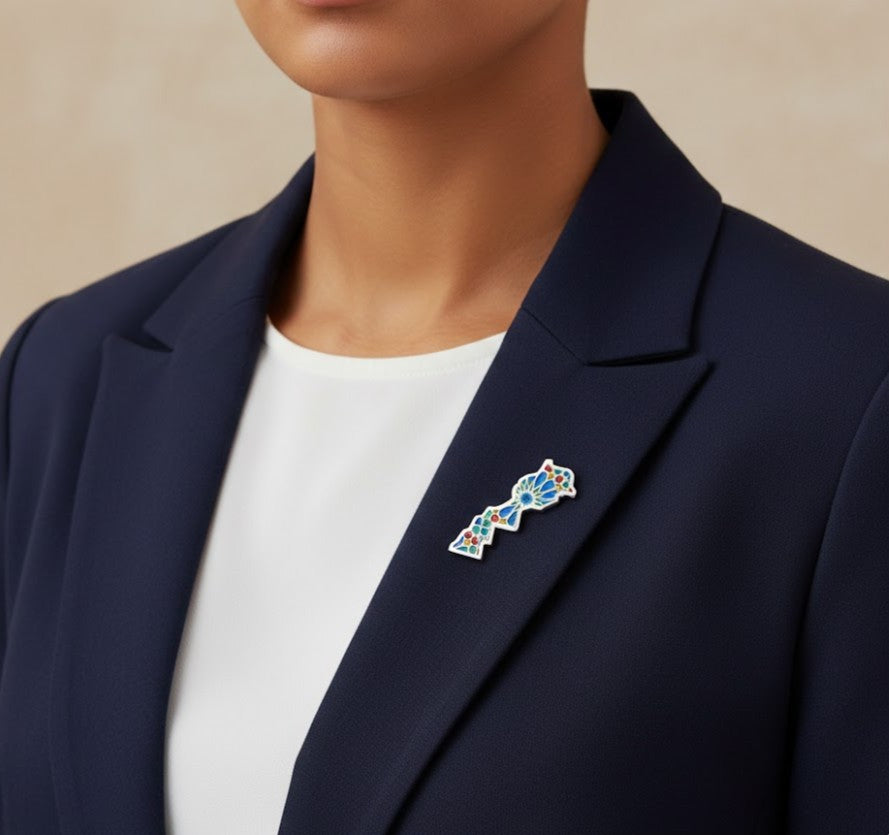 Broche Mosaïque Royale
