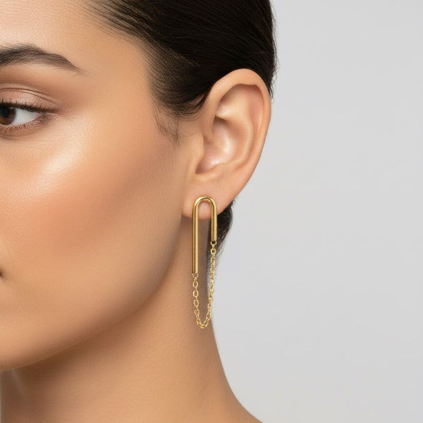 18K Gold Eternal Loop - Secondary View