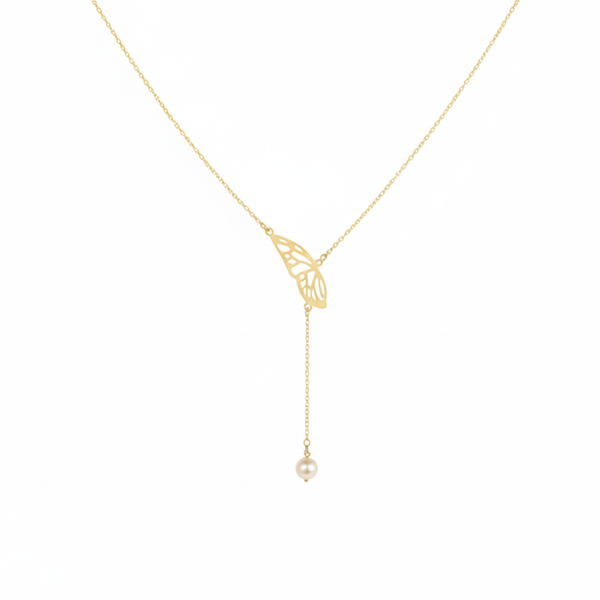 قلادة الأمل من الذهب عيار 18 قيراطًا