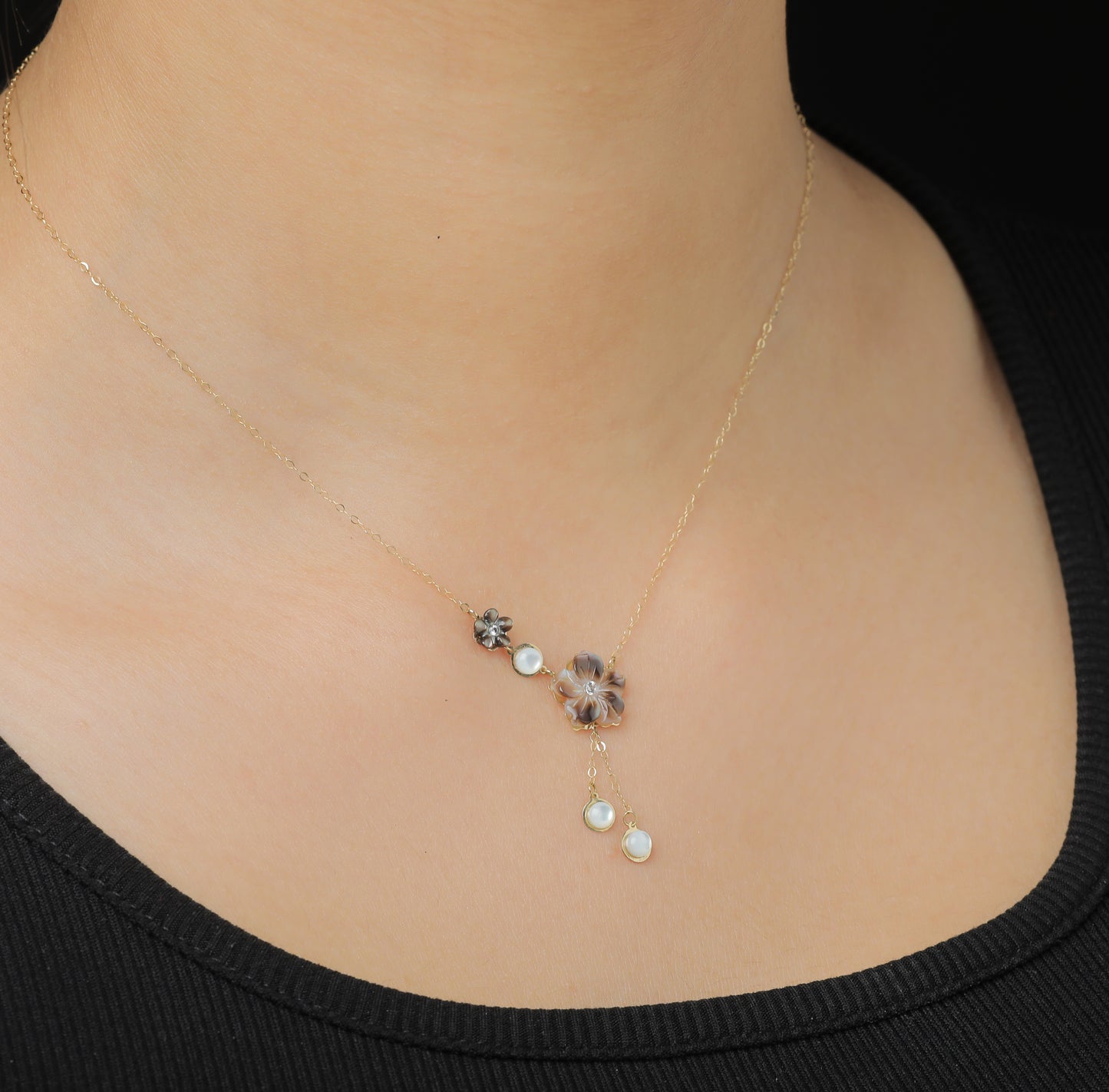 Collier Clarté Nacrée pendante Or 18K