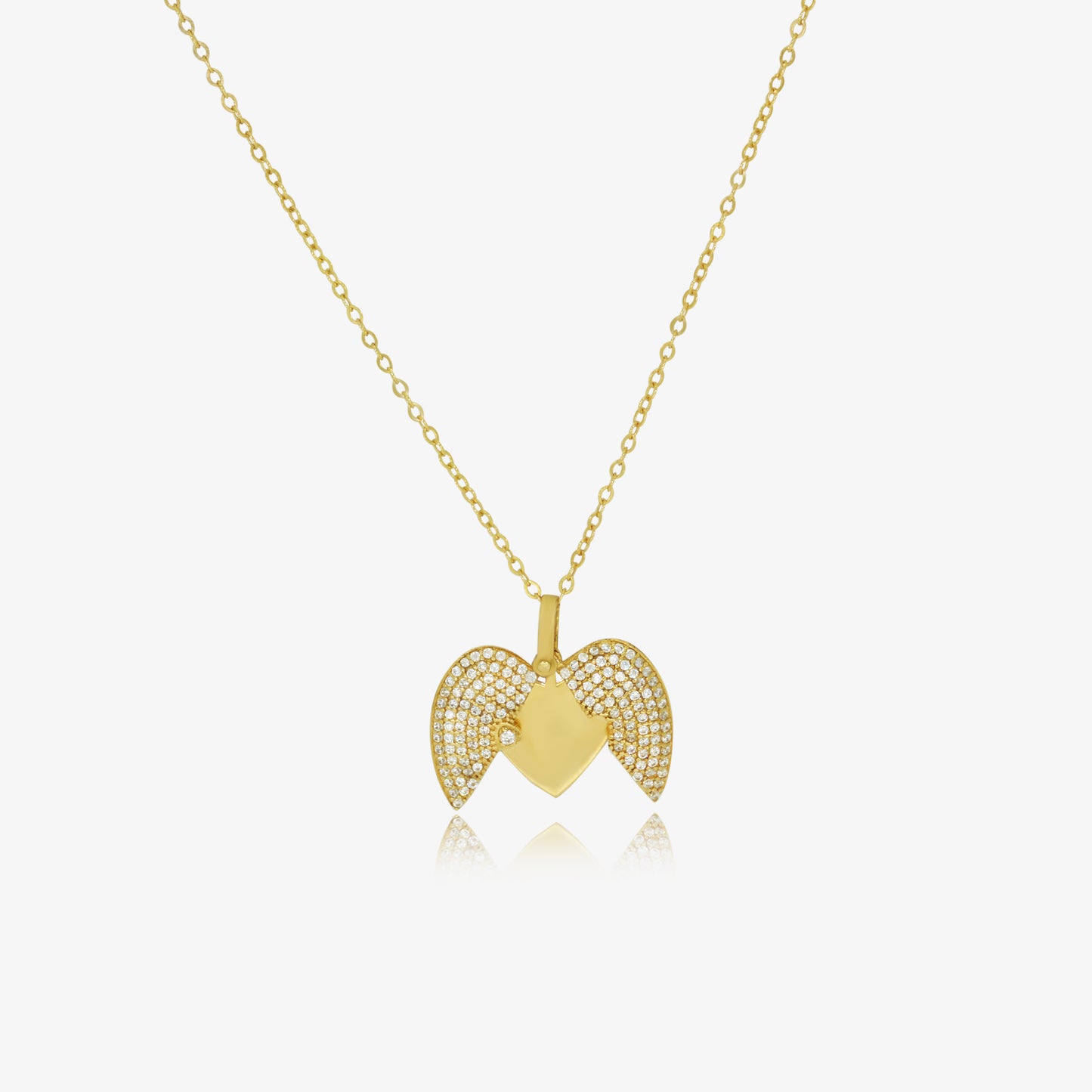 Collier Open heart en Or 18K
