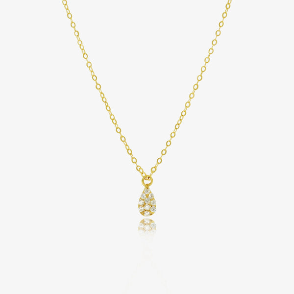 Collier Amande en Or 18K