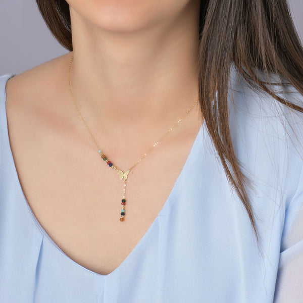Collier Danse du Ciel en Or 18K - Secondary View