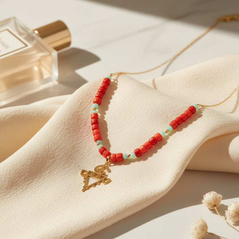 قلادة هاها من الذهب عيار 18 قيراطًا