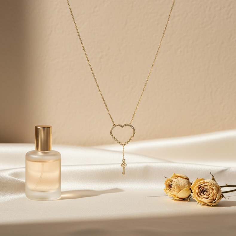 Collier Clef de l'Éternité en Or 18K