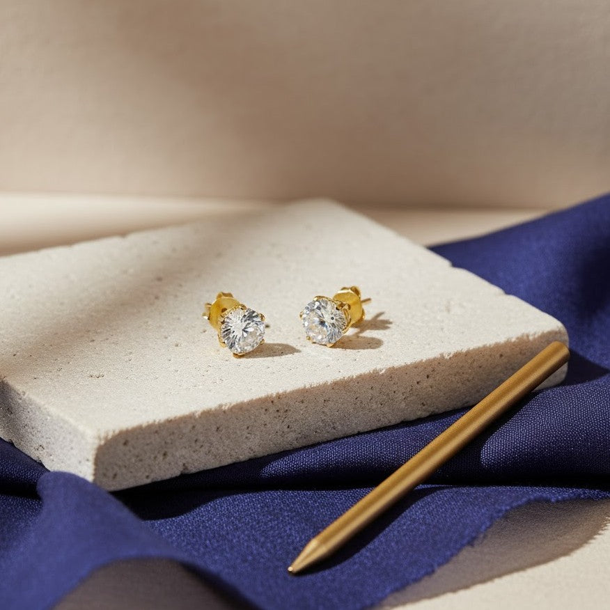 Clous d’oreilles Classic Or 18K